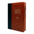 Biblia Reina-Valera 1960 Mediana Letra Gigante Imitación Piel Negro Marrón