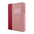 Biblia Reina-Valera 1960 Grande Letra Supergigante Imitación Piel Rosa Fucsia