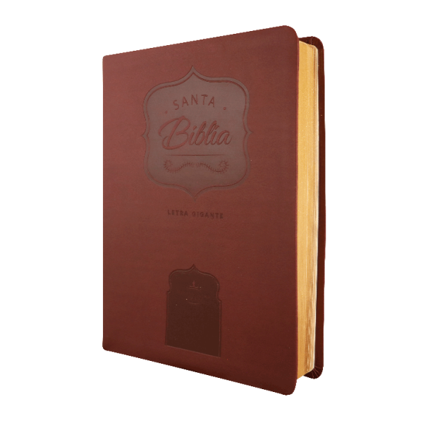 Biblia Reina-Valera 1960 Grande Letra Gigante Imitación Piel Vino QR